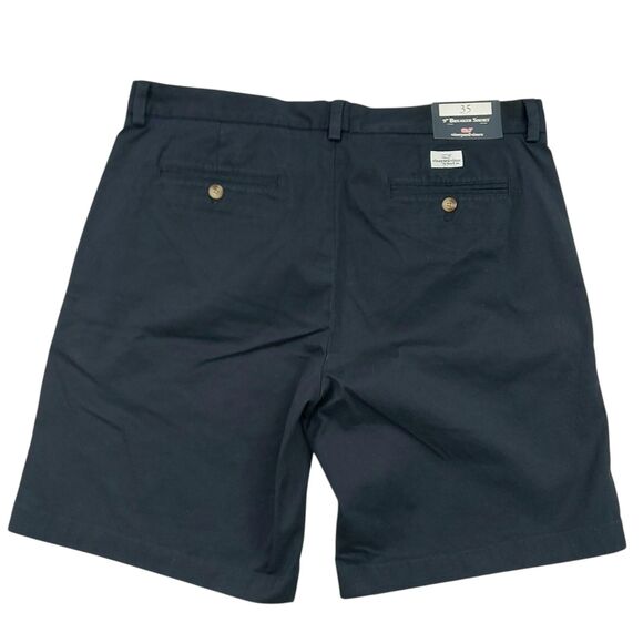 Vineyard Vines by Shep & Ian 9" Breaker Shorts Mens 35 Navy Stretch Preppy Work - Picture 6 of 11